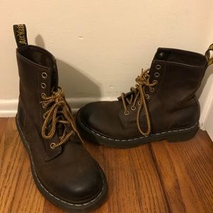 Brown Leather Doc Martens